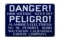 Danger High Voltage Peligo Porcelain Sign