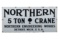 Northern Crane Porcelain Sign