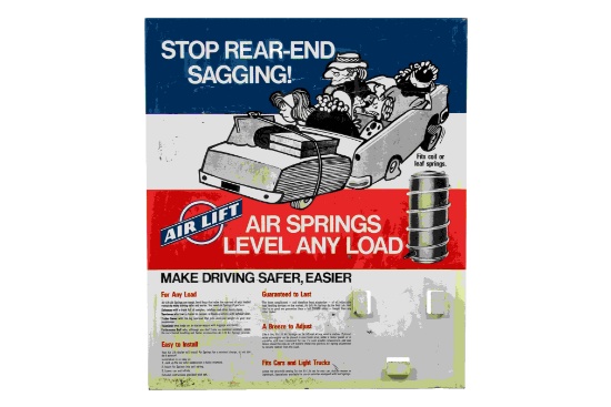 Air Lift Air Springs Tin Sign