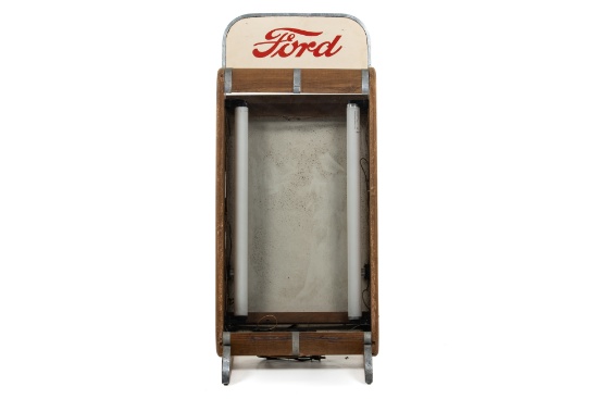 Ford Lighted Wood Display