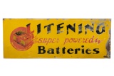 Rare Litening Batteries Tin Sign