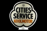 Cities Service Koolmotor Three Piece Clover Globe
