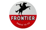 Frontier Rarin-to-go Porcelain Pole Sign