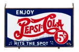Pepsi:cola Hits The Spot Porcelain Sign
