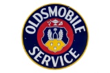 Oldsmobile Service Porcelain Dealership Sign