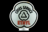 Cities Service Ethyl Three Piece Clover Globe