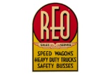 Reo Sales & Service Tombstone Sign