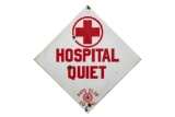 So. Cal. Auto Club Hospital Porcelain Sign