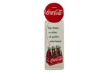 Coca Cola Pilaster Sign With Button