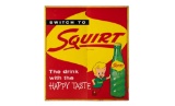 Large Switch To Squirt 2 Piece Tin Billboard Sign