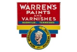 Warren's Paints & Varnishes Porcelain Sign