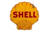 Shell Pecten Porcelain Sign