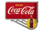 Drink Coca Cola Tin Flange Sign