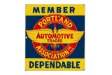 Member Portland Automotive Assn. Porcelain Sign