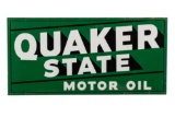 Quaker State Motor Oil Horizontal Tin Sign