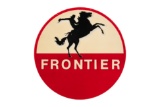 Frontier Embossed Round Plastic Sign Insert
