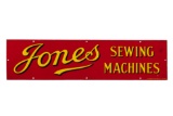 Jones Sewing Machines Porcelain Sign