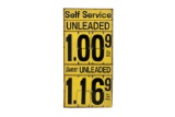 Gasoline Pricer Sign
