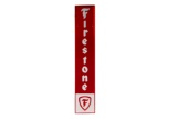 Firestone Vertical Tin Sign