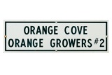 Orange Growers #2 Porcelain Sign