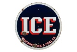 Wisconsin Ice & Coal Company Porcelain Sign