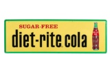 Diet-rite Cola Horizontal Tin Sign