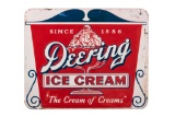 Deering Ice Cream Tin Sign