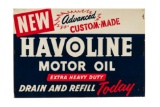 Havoline Motor Oil Cardboard Sign
