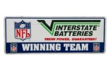 Interstate Batteries Horizontal Nfl Sign