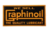 Graphinoil Lubricant Tin Flange Sign