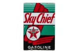 Texaco Sky Chief Porcelain Gas Pump Plate