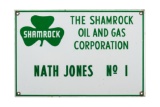 Shamrock Oil Porcelain Sign