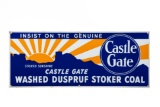 Castle Gate Coal Porcelain Sign