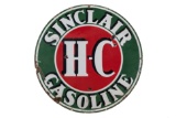 Sinclair H-c Gasoline Porcelain Sign