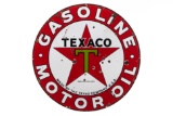 Texaco Gasoline-motor Oil Porcelain Sign