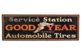 Early Goodyear Tires Service Station Tin Sign