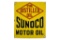 Sunoco Distilled Motor Oil Curved Porcelain Sign