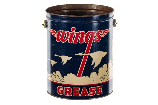 Rare Security Oil Wings Grease Can