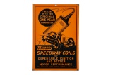 Mapco Speedway Coils Embossed Sign
