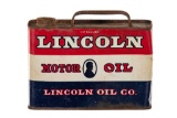 Rare Lincoln Motor Oil 1/2 Gallon Oil Can