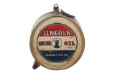 Lincoln Motor Oil 5 Gallon Rocker Can