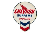 Chevron Supreme Gasoline Pump Plate