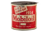 1934 Wadhams Mobiloil 3 Gallon Motor Oil Can