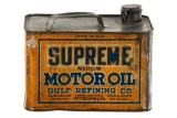 Gulf Supreme Motor Oil Can