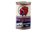 Red Indian Aviation Motor Oil Can