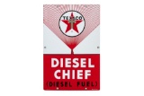 Texaco Diesel Chief Porcelain Pump Plate