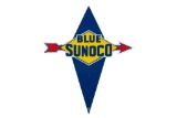 Blue Sunoco Porcelain Pump Plate