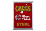 Curt's Ethyl Gasoline Tin Gas Pump Plate