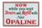 Sinclair Opaline Motor Oil Porcelain Sign