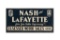 Early Nash Lafayette Motor Sales Tin Sign